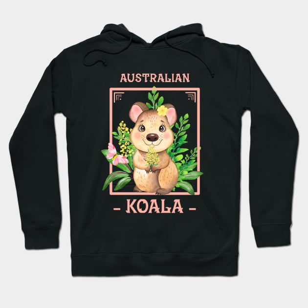 Australian  Koala, koala bear Hoodie by Kingostore